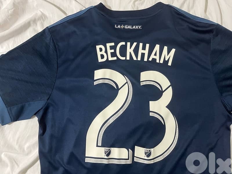 L . A Galaxy beckham 23 adidas away jersey 1