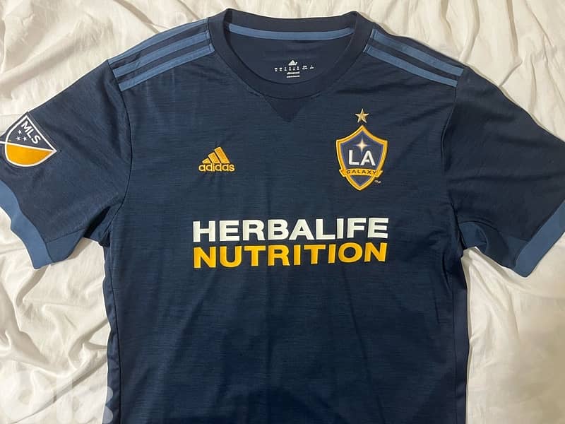 L . A Galaxy beckham 23 adidas away jersey 2