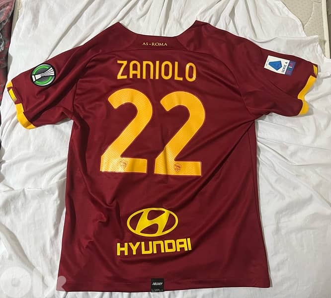 roma zaniolo newbalance 2022 jersey 2