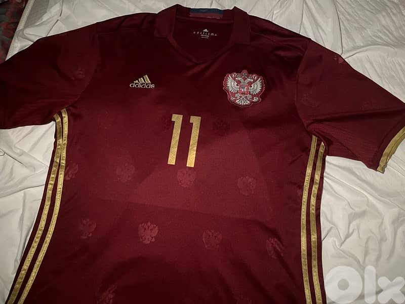 russia adidas home shirt cheryshev 11 0