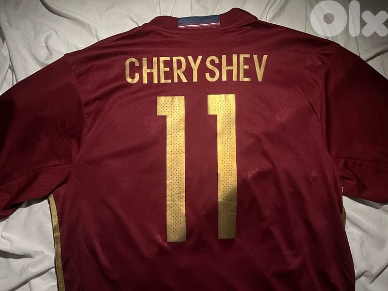 russia adidas home shirt cheryshev 11 3