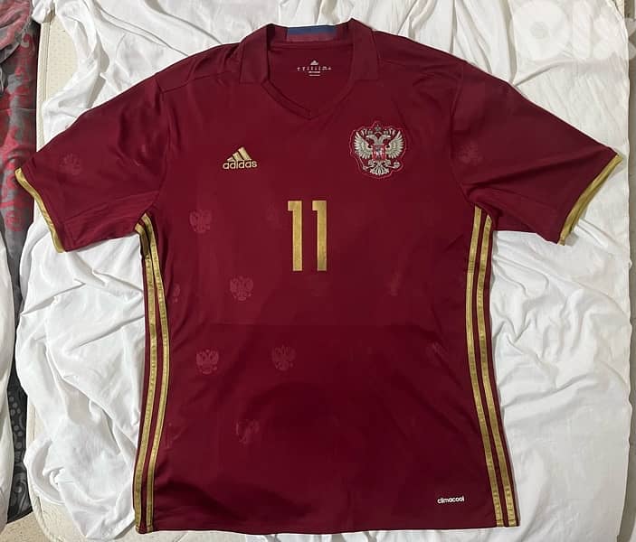 russia adidas home shirt cheryshev 11 4
