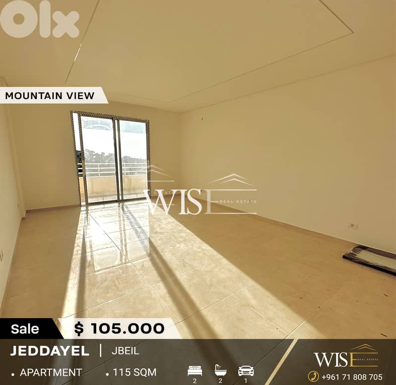 115 SQM Apartment for SALE in Jeddayel! 0