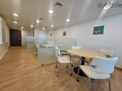 AH-HKL-367 Furnished Office for Rent,Sin El Fil 80m,24/7 Elec&Security
