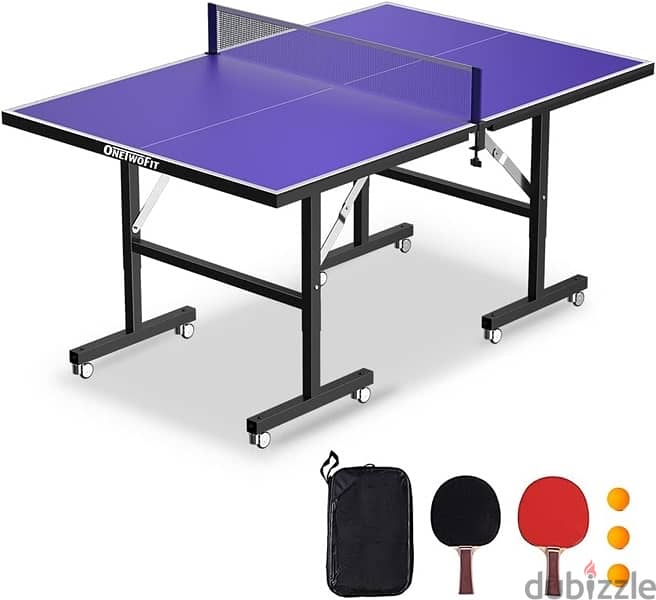 ping pong table (with rackets and balls) 0