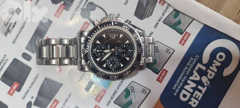 Montblanc Sport Chronograph Watch 7034 Automatic Men's 41.5 mm Swiss 8