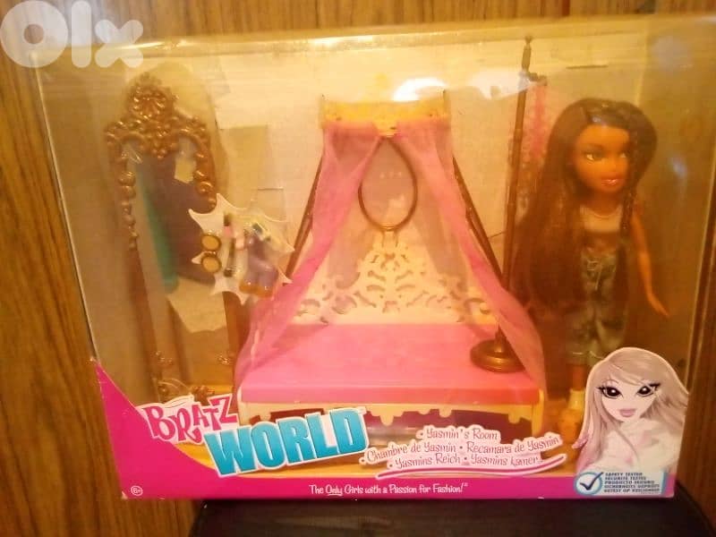 Offer:BRATZ YASMIN ROOM Boxed MGA Great Set: Bed+Mirror+Hanger+doll=68 5