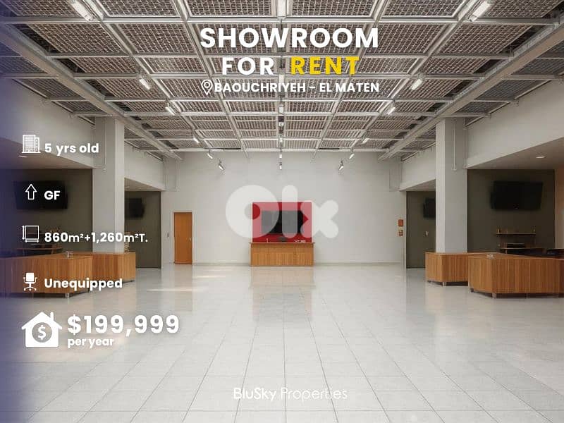 Showroom For RENT In Bauchrieh صالة عرض للإيجار #PH 0