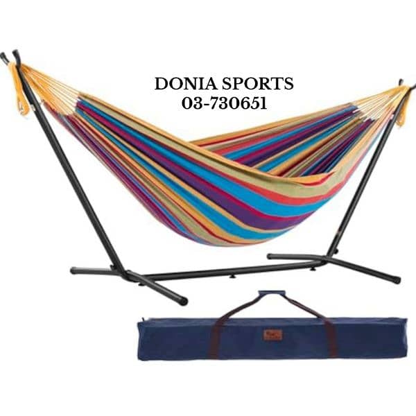 only 135$ for 2 items (hoop basketball board + hammock stand) 2