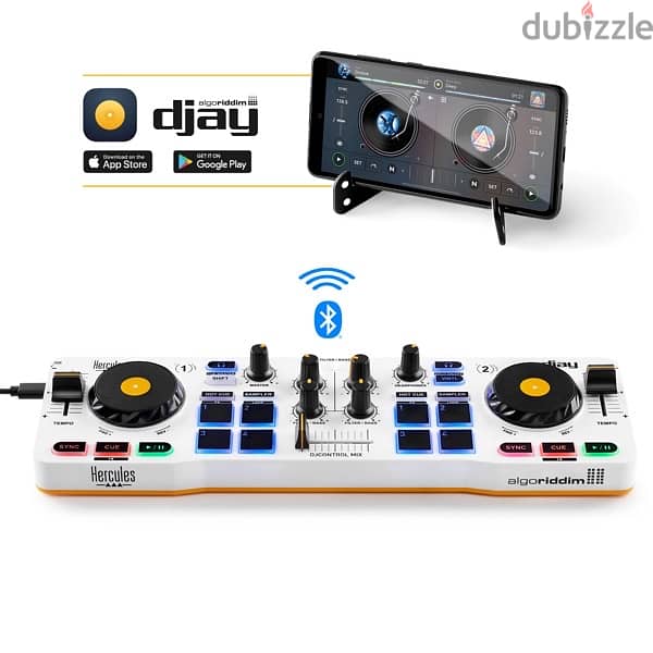 Hercules DJControl Mix – Wireless Bluetooth DJ controller 5