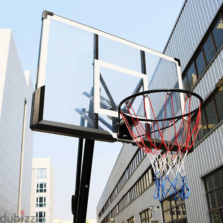 Heavy Duty 1:1 Level Up Adjustable Basketball Hoop 2.45-3.05cm 5
