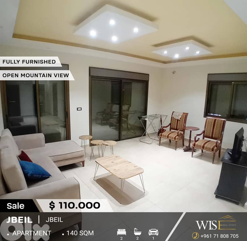 140 SQM furnished Apartment for SALE in Chikhane-Jbeil ! 0