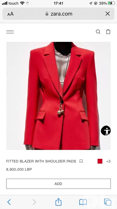 blazer zara 1