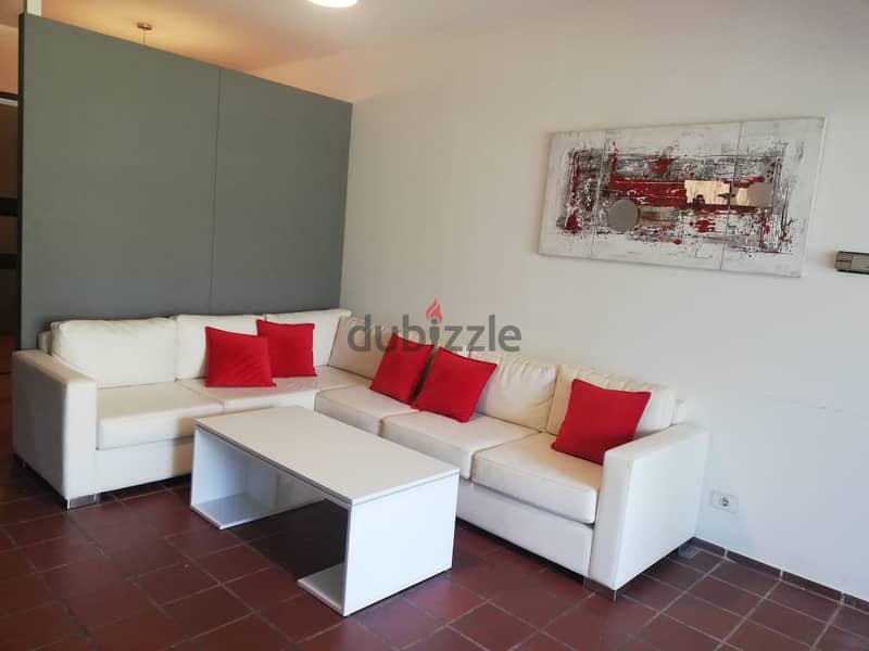 Portemilio furnished chalet- 1st row prime loc. direct to pool. Garage 6