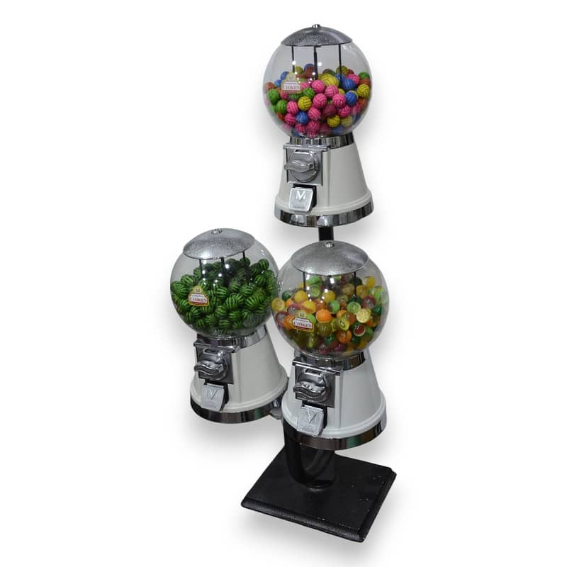 TRIPLE GUMBALL MACHINE - Coin Operated (Refurbished) 1