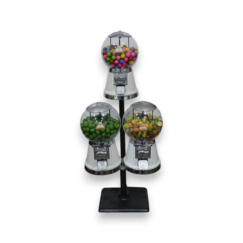 TRIPLE GUMBALL MACHINE - Coin Operated (Refurbished) 2
