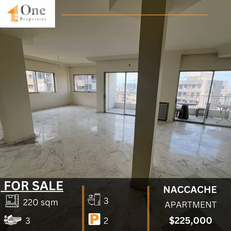 APARTMENT FOR SALE IN NACCACHE 0