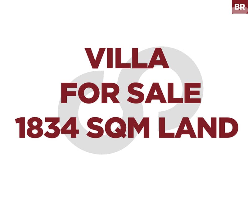 1834 sqm land- spacious foyer amyoun-koura/اميون -كورة REF#BR121671 0