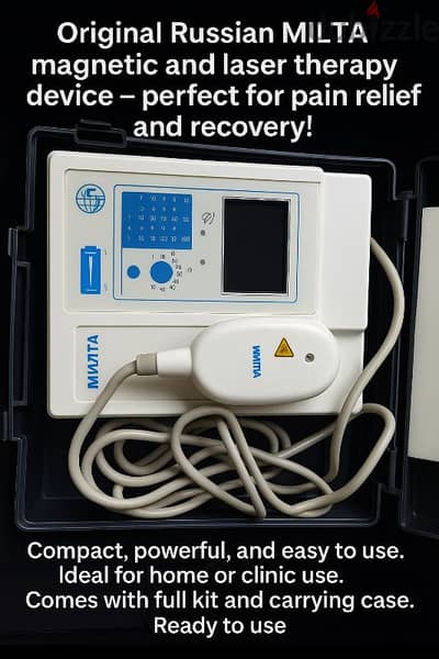 For Sale: MILTA Russian Physiotherapy Device – Multi-functional
