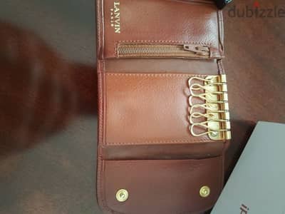 LANVIN wallet & keychain Leather
