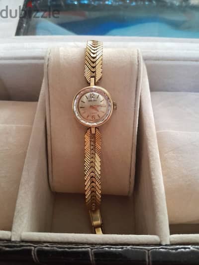 Atlantic Gold Filled Incabloc 17 Jewels Wrist Watch 2628 Swiss Ladies
