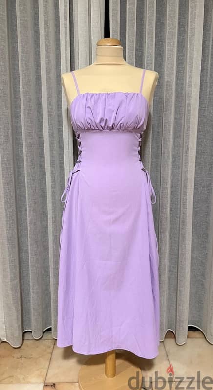 lilac dress from shein mod 1