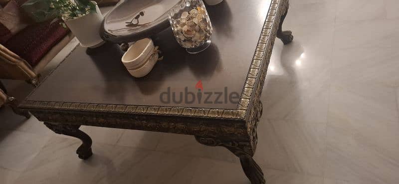 Table "wood" 120cm×120cm ×52.5 cm height 4