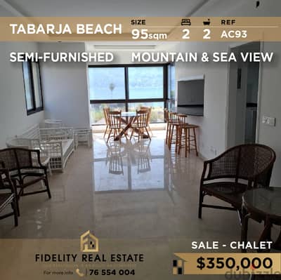 Chalet for sale in Tabarja Beach Resort AC93 شاليه للبيع  في  طبرجا