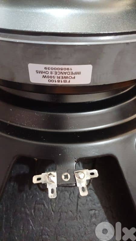 woofer 18 inch 8 ohm 500w not used 2