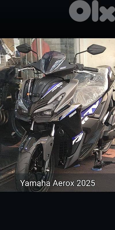 Yamaha aerox 155cc 0klm model 2025 key dealer warranty 1