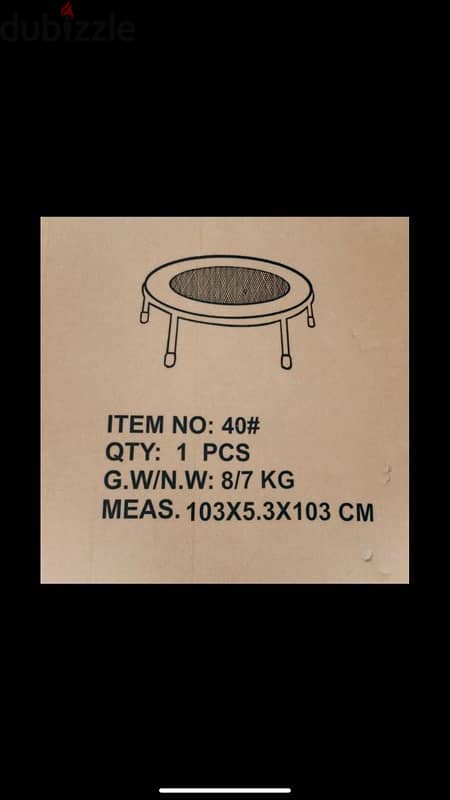 trampoline, hold up to 120kg 2