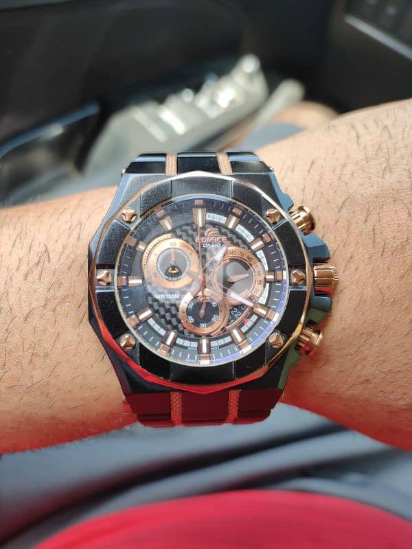 Casio Edifice Men's Watch EFX-510SP Black & Copper Gold Label Edition 1