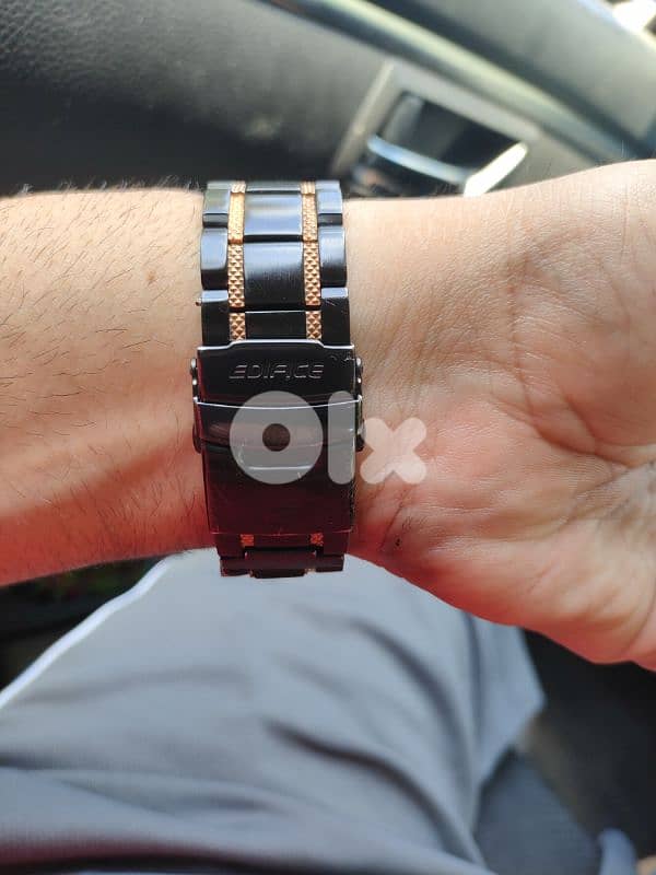 Casio Edifice Men's Watch EFX-510SP Black & Copper Gold Label Edition 3