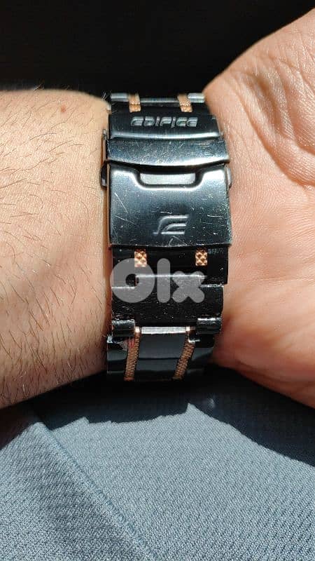 Casio Edifice Men's Watch EFX-510SP Black & Copper Gold Label Edition 5