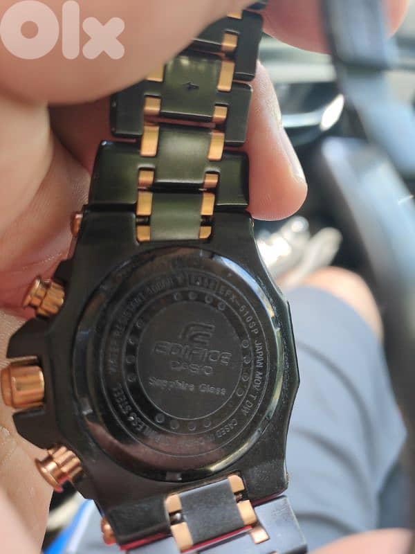 Casio Edifice Men's Watch EFX-510SP Black & Copper Gold Label Edition 6