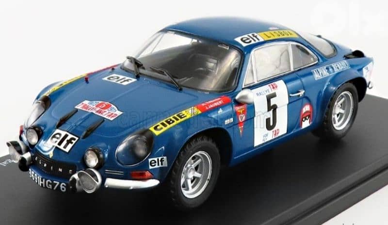 Renault Alpine A110 (Rally Portugal 1973) diecast car model 1;24 0