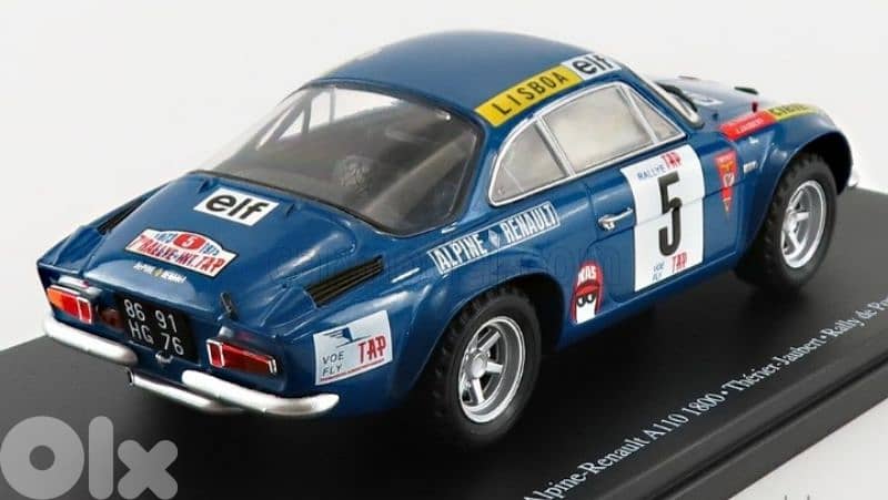 Renault Alpine A110 (Rally Portugal 1973) diecast car model 1;24 2