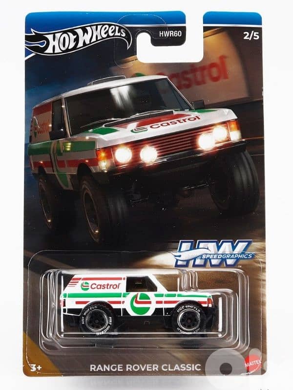Hot Wheels Range Rover Classic diecast car model 1;64. 0