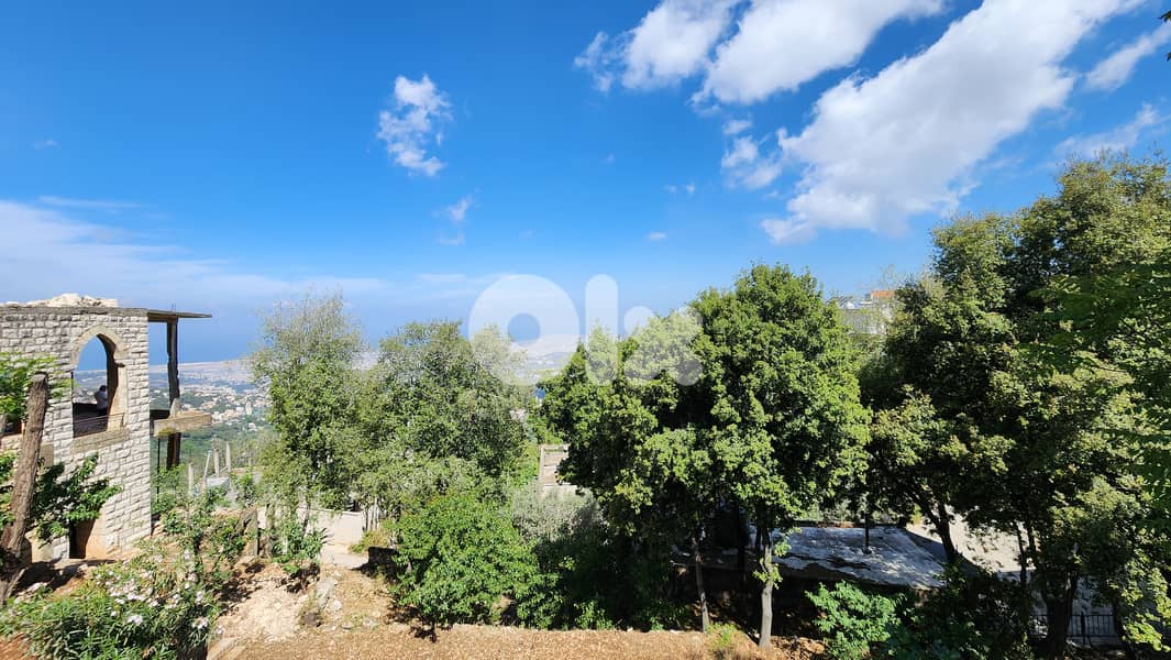 Land with Traditional Stone House For Sale in Aley أرض مع بيت حجري 18