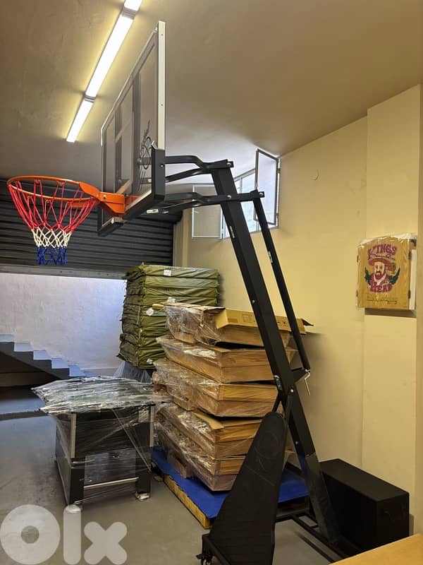 Olympic Adjustable Basketball Hoop 1