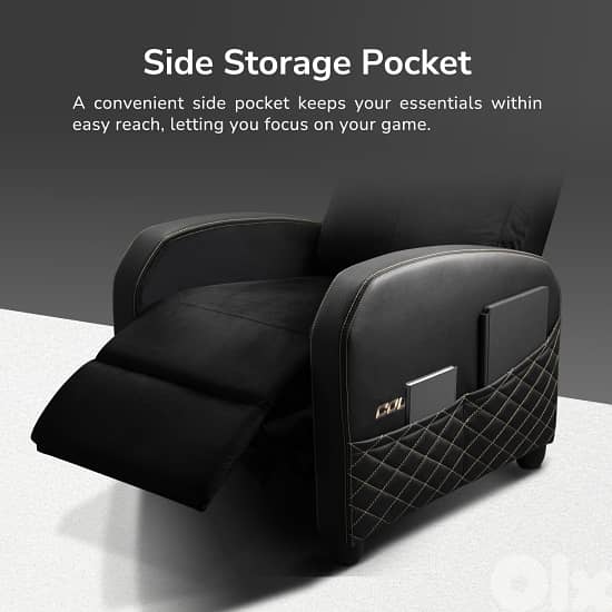 Cougar Ranger Elite Gold Gaming Sofa/Recliner 3
