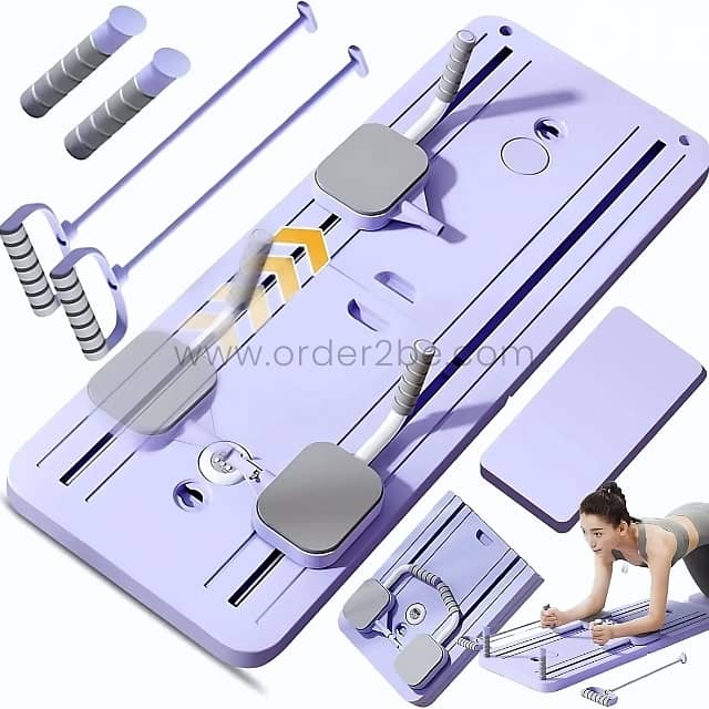 Multifunctional Pilates Board – Auto-Rebound Trainer for Home Workouts 11