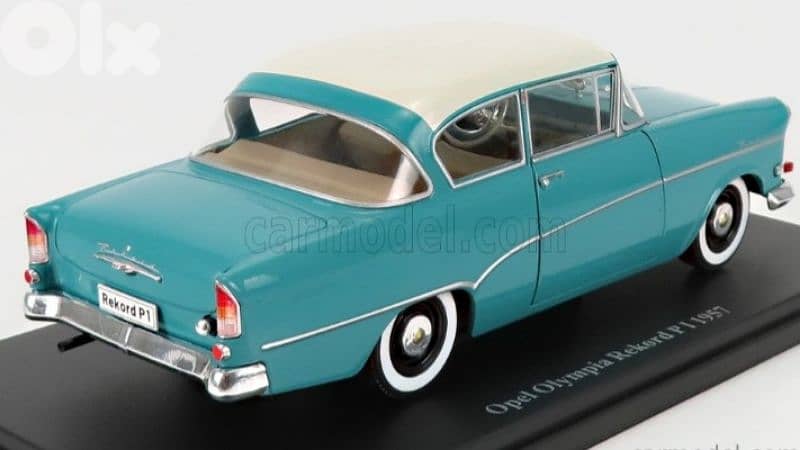 Opel Olympia Rekord 1957  diecast car model 1;24 3
