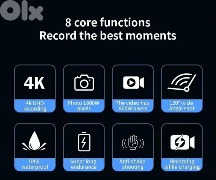 Shotkam 4K Anti Shake Sport Camera 4