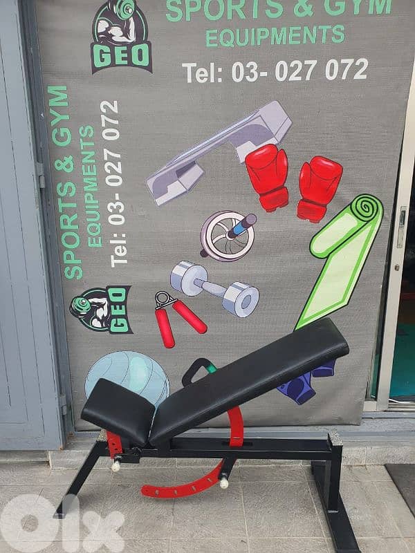 Bench Adjustable GEO sport معدات رياضية متنوعة 1