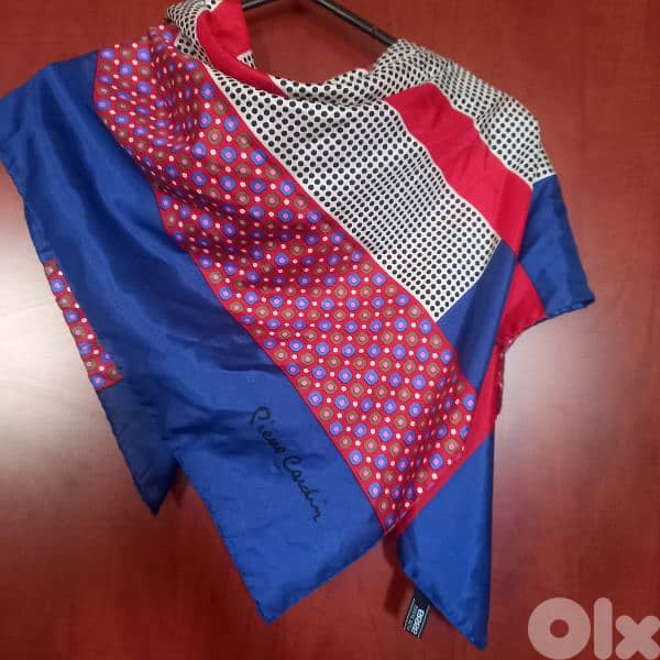 pierre cardin silk scarf 0