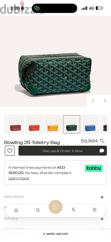 original goyard bag with receipt 0