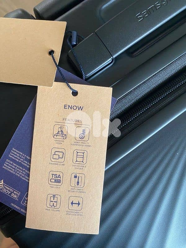 Luggage Samsonite Enow Spinner 69/25 EXP Black 1