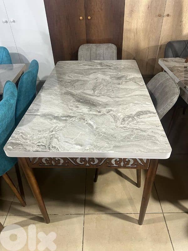 طاولة سفرة تركية ست كراسي 0