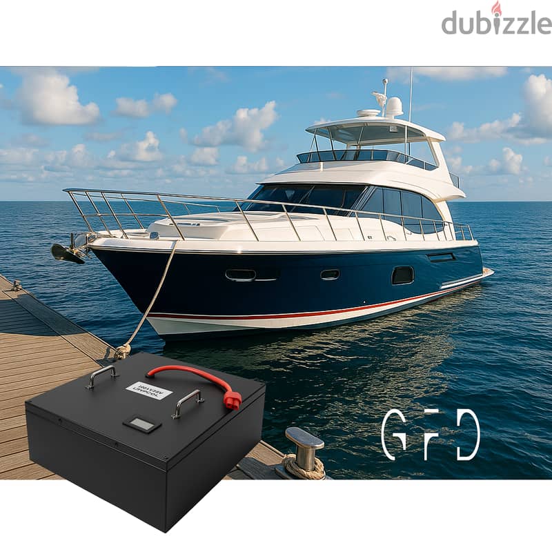 IP66 Rugged 12V 24V 48V Lithium Battery for Fishing Boats and Yachts 0